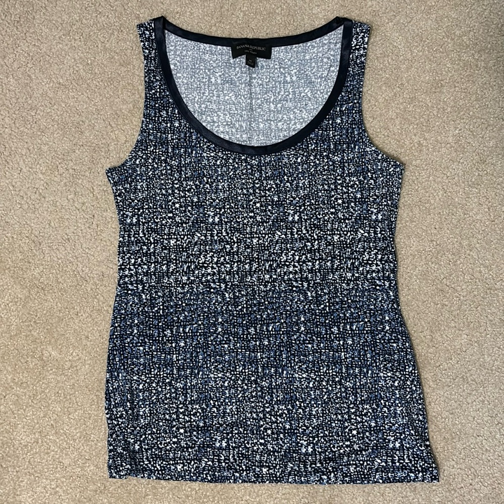 Banana Republic Luxe Touche Tank, Sleeveless Blouse, Women’s Size Medium
